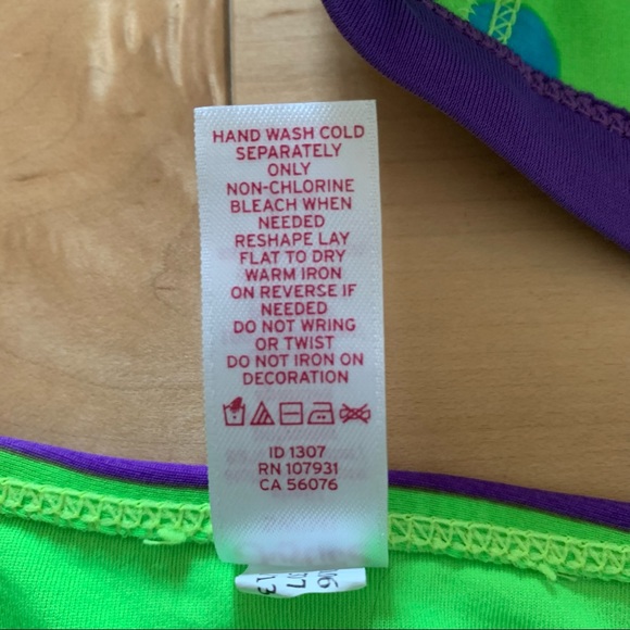 Justice 3 piece Bikini Bathing Suit Set 🌸 Size 12 - Picture 6 of 16